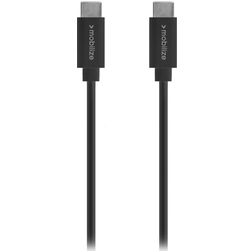 Mobilize - Câble USB-C vers USB-C 1 mètre - Noir