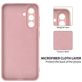 Mobigear Rubber Touch Coque Samsung Galaxy A56 Coque arrière en Silicone - Rose