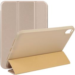 Mobigear Tri-Fold Gel Coque iPad Mini 7 (2024) Etui en TPU,Similicuir - Or