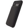 Mobilize Gelly Card Coque iPhone XS Coque arrière en TPU Souple avec Porte-Cartes - Noir