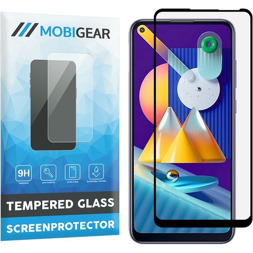 Mobigear Premium Samsung Galaxy M11 Verre trempé Protection d'écran - Compatible coque - Noir
