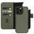 Mobiparts Housse iPhone 15 Pro Max MagSafe Etui avec Coque Détachable en Cuir Véritable Porte-Monnaie - Vert