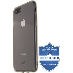Mobilize Naked Protection Coque iPhone 7 Coque arrière Rigide Anti-Chocs - Transparent / Gris