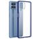 Mobigear Shockproof Coque Samsung Galaxy M53 Coque arrière Rigide - Transparent / Bleu