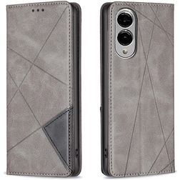 Mobigear Rhombus Slim Housse Samsung Galaxy S25 Edge Etui - Gris