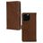 Mobilize Wallet Housse iPhone 16 Pro Max Etui en Cuir Véritable Porte-Monnaie - Marron