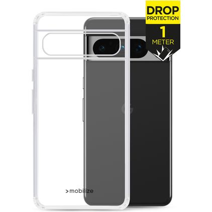 Mobilize Naked Protection Coque Transparente Google Pixel 8 Pro Coque arrière Rigide Anti-Chocs - Transparent