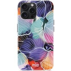 MIO Coque iPhone 15 Pro MagSafe Coque arrière Rigide - Flowers