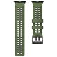 Mobigear Aero Armor Bracelet Silicone Apple Watch Fermeture boucle ardillon - 42/41/40/38 mm - Vert armée