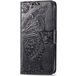 Mobigear Butterfly Housse iPhone 11 Etui Porte-Monnaie - Noir