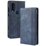 Mobigear Sensation Housse Motorola One Action Etui Porte-Monnaie - Bleu