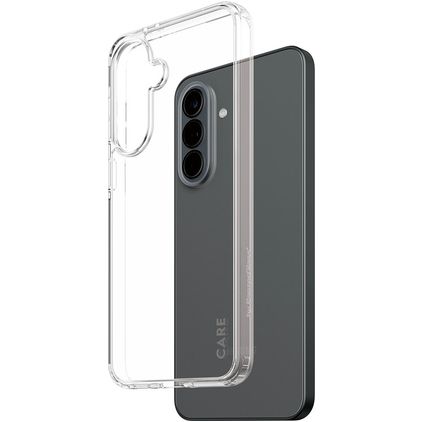 CARE by PanzerGlass Urban Combat Coque Transparente Samsung Galaxy A37 Coque arrière Rigide Anti-Chocs - Transparent