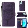 Mobigear Butterfly Housse Realme 9 5G Etui Porte-Monnaie - Violet