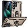 Mobigear Armor ring Coque Samsung Galaxy S25 Ultra Coque arrière Rigide Anti-Chocs avec Anneau-Support - Or