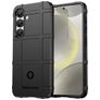 Mobigear Rugged Shield Coque Samsung Galaxy S25 Coque arrière en TPU Souple Anti-Chocs - Noir