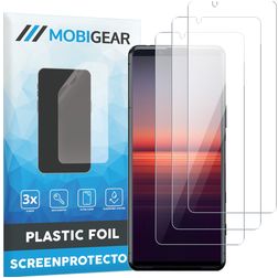 Mobigear Sony Xperia 5 II Protection d'écran Film - Compatible Coque (Lot de 3)