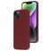 Mobiparts Coque iPhone 14 Plus Coque arrière en Silicone - Plum Red
