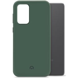 Mobilize Rubber Gelly Coque Samsung Galaxy A73 Coque arrière en TPU Souple - Matt Green