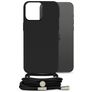 Mobilize Lanyard Gelly iPhone 15 Pro Max Coque avec cordon en TPU Souple - Noir