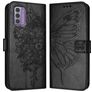 Mobigear Butterfly Housse Nokia G42 Etui Porte-Monnaie - Noir