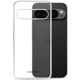 Mobilize Gelly Coque Transparente Google Pixel 9 Pro XL Coque arrière en TPU Souple - Transparent