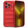 Mobigear Bumpy Coque iPhone 14 Pro Coque arrière en TPU Souple - Rouge
