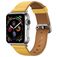 Mobigear Roma Bracelet Cuir Apple Watch Fermeture boucle ardillon - 49/46/45/44 mm - Cognac
