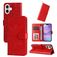Mobigear Sunflower Housse iPhone 17 Etui Porte-Monnaie - Rouge