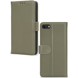 Mobilize Premium Gelly Wallet Housse iPhone SE (2022) Etui Porte-Monnaie - Vert