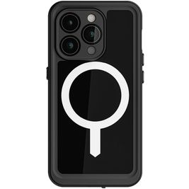 Ghostek Nautical Slim Coque iPhone 15 Pro MagSafe Coque arrière Imperméable Rigide Anti-Chocs - Noir
