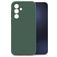 Mobilize Rubber Gelly Coque Samsung Galaxy A15 Coque arrière en TPU Souple - Matt Green