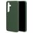 Mobiparts Samsung Galaxy S25 Silicone Coque arrière - Forest Green