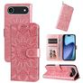 Mobigear Sunflower Housse iPhone Air Etui Porte-Monnaie - Rose