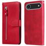 Mobigear Zipper Housse iPhone Air Etui Porte-Monnaie - Rouge