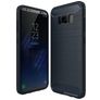 Mobigear Brushed Slim Coque Samsung Galaxy S8 Coque arrière en TPU Souple - Bleu