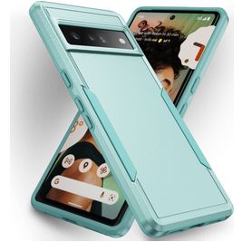 Mobigear Heavy Armor Coque Google Pixel 7 Pro Coque arrière Rigide Anti-Chocs - Vert
