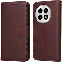 Mobigear Wallet Housse OnePlus 13 Etui Porte-Monnaie - Marron