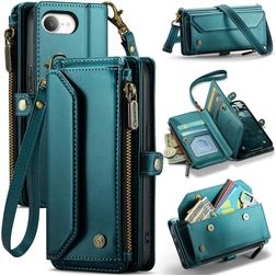CaseMe C36 Housse iPhone 16e Etui Porte-Monnaie - Bleu