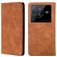 Mobigear Retro Slim Vivo X80 Pro Étui Portefeuille - Cognac