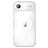 Valenta Trend Coque Transparente iPhone Air MagSafe Coque arrière Rigide - Transparent