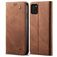 Mobigear Denim Slim Housse Samsung Galaxy Note 10 Lite Etui Porte-Monnaie - Marron
