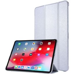 Mobigear Tri-Fold Slim Coque iPad Pro 12.9 Pouces (2018) Etui - Argent