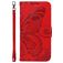 Mobigear Butterfly Housse Samsung Galaxy S25 Ultra Etui Porte-Monnaie - Rouge