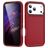 Mobigear Rugged Coque iPhone 17 Pro Coque arrière Rigide Anti-Chocs - Rouge