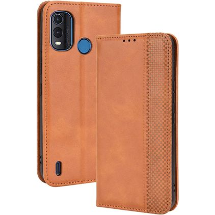 Mobigear Sensation Housse Nokia G11 Plus Etui Porte-Monnaie - Cognac