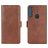 Mobigear Slim Magnet Housse Motorola One Fusion Plus Etui Porte-Monnaie - Marron