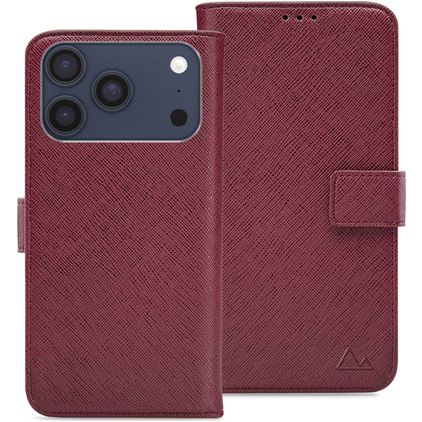 My Style Flex Wallet Housse iPhone 17 Pro Etui Porte-Monnaie - Bordeaux