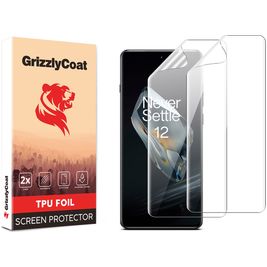 GrizzlyCoat OnePlus 12 Hydrogel TPU Protection d'écran - Compatible Coque (Lot de 2)