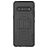 Mobigear Tire Coque LG V60 ThinQ Coque arrière Rigide Anti-Chocs avec Support Amovible - Noir