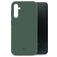 Mobilize Rubber Gelly Coque Samsung Galaxy A24 Coque arrière en TPU Souple - Matt Green